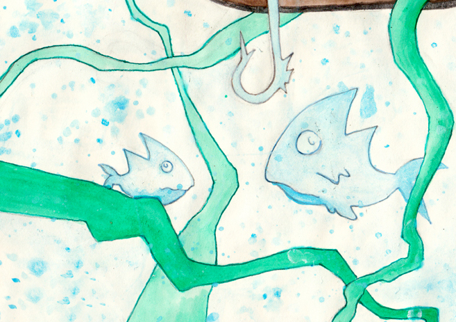 Illustration Scary Fishes 003